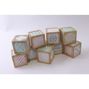 Cherished Teddies, Christmas Blocks Display, Enesco, Priscilla Hillman